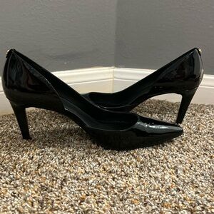 Black Michael Kors Pointed Toe Heels